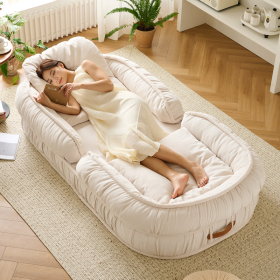 Lazy sofa, double bedroom, folding tatami, foldable internet celebrity, single sofa bed